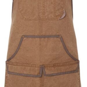 Heavy Duty Canvas Work Apron, Durable Utility Apron for Workshop, Gardening and Outdoor Tasks