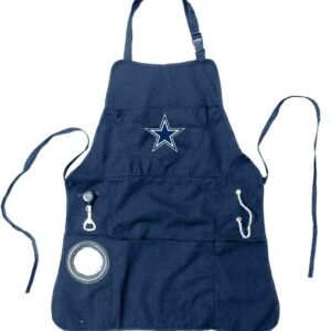 Ultimate Grilling Apron with Adjustable Straps, Beverage Holder and Tool Storage Design for BBQ and Outdoor Cooking