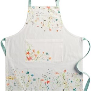 Cotton Canvas Apron with Pocket, Kitchen Chef Work Apron for Cooking, Gardening and Home Use